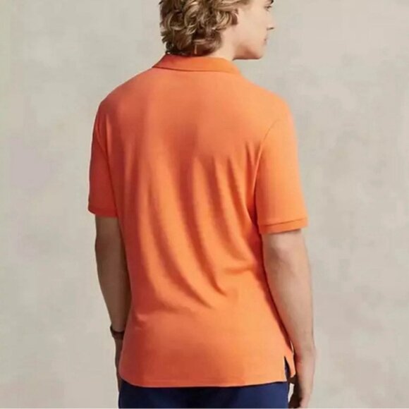 NWT POLO RALPH LAUREN Orange M CLASSIC FIT 100% SOFT COTTON Polo Shirt SMALL - Picture 3 of 13